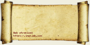 Mihailo Džaković vizit kartica